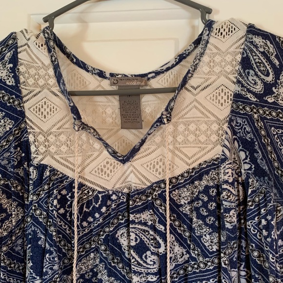 Cotton and lace top - Picture 5 of 10